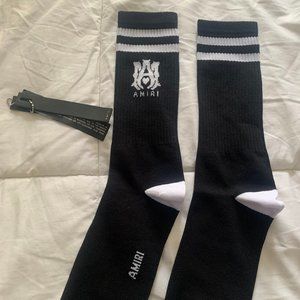 Amiri Ribbed M.A. Athletic Socks